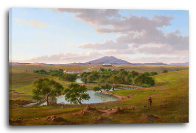Kunstdruck Eugene von Guérard - Landschaft von Victoria (Australien)