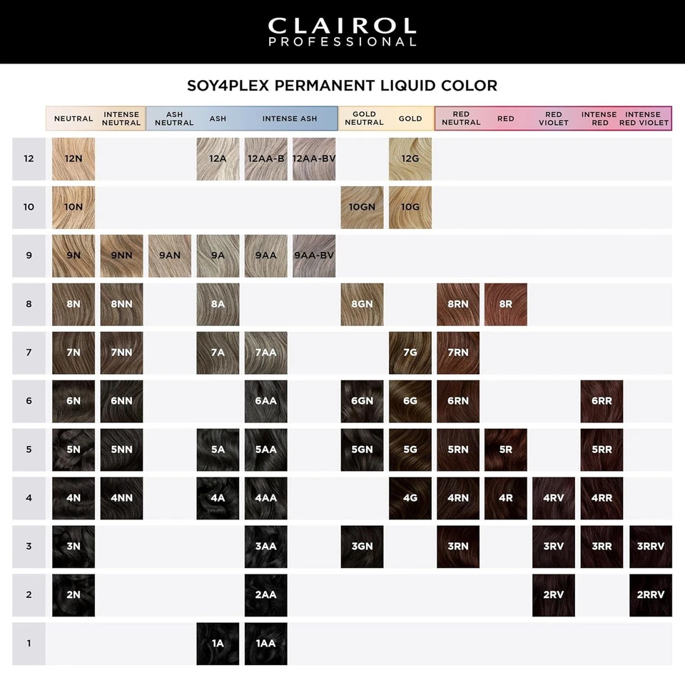 Clairol Professional SOY4PLEX Liquicolor Permanente 2 oz / 59 ml NEW You Choose! - Image 2 of 4