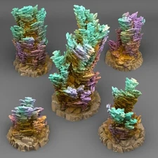 Fairy Kingdom Coral-3D Printed Resin RPG/Dungeons & Dragons Tabletop Terrain