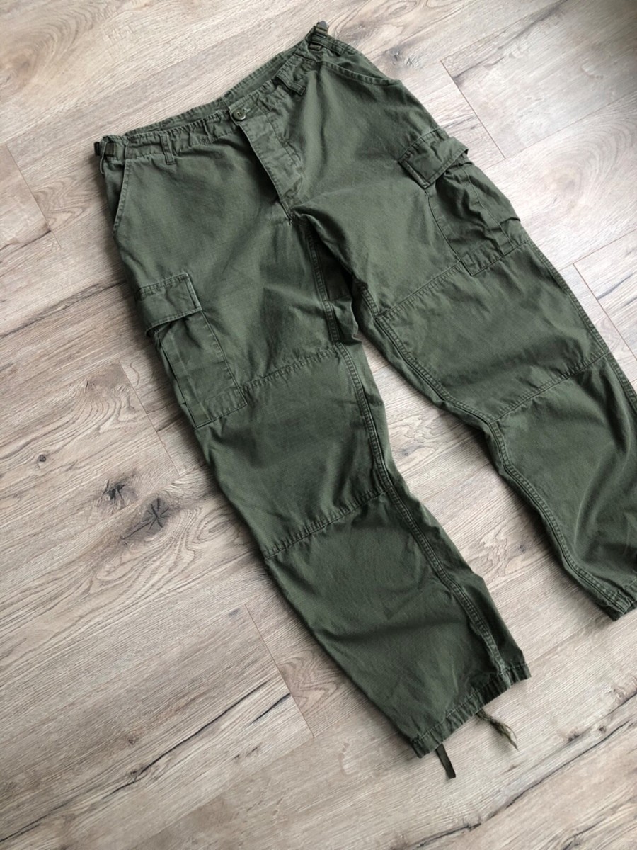 1990s vintage Alpha 迷彩 cargo pants Alpha Industries RN35569 Multipocket Camo Cargo Pants