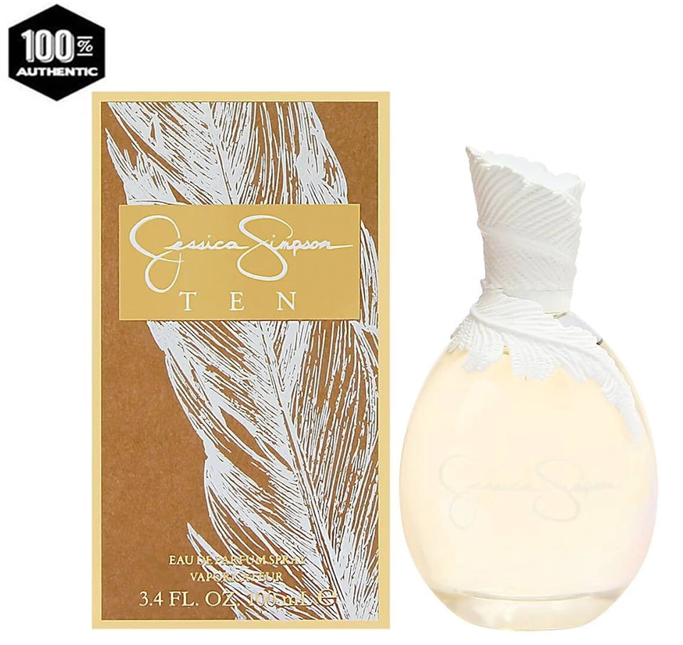 Perfume Jessica Simpson TEN 3,4 oz / 100 ml EDP para mujer **Auténtico** Foto 4 de 4