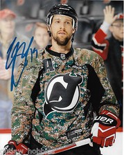 New Jersey Devils Travis Zajac Autographed Signed 8x10 NHL Photo COA B