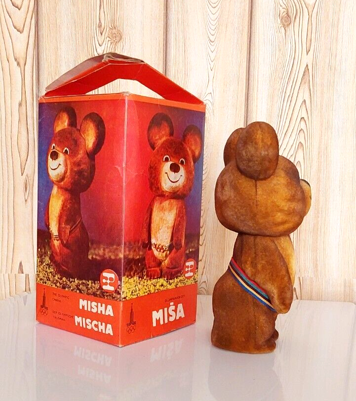 XXII Moscow-1980 Olympics Games Polymer Mascot Bear MISHA in