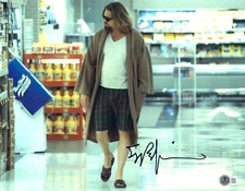 The Big Lebowski Jeff Bridges Signed Autograph 11x14 Photo Beckett BAS The Dude