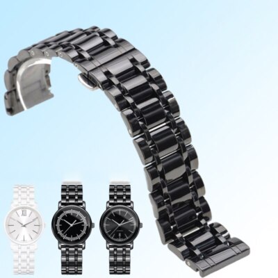 16 21 mm Keramik Uhrenarmband Armband für Rado Drill Master Armband schwarz weiß
