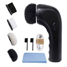 Electric Shoe Shine Kit Electric Shoe Polisher Brush Shoe Shiner Dust Cleaner