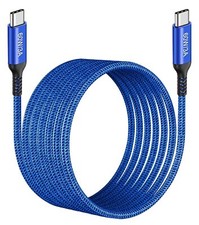 15ft USB-C to USB-C Cable Long, 60W USB Type C Fast Charging PD Charger Braided.