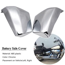 Chrome Battery Side Fairing Cover For Honda Shadow Aero VT750 VT750C2 2004-2013