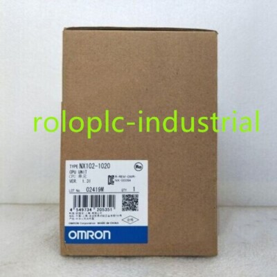 New In Box Omron NX102-1020 Series Programmable CPU Unit NX1021020