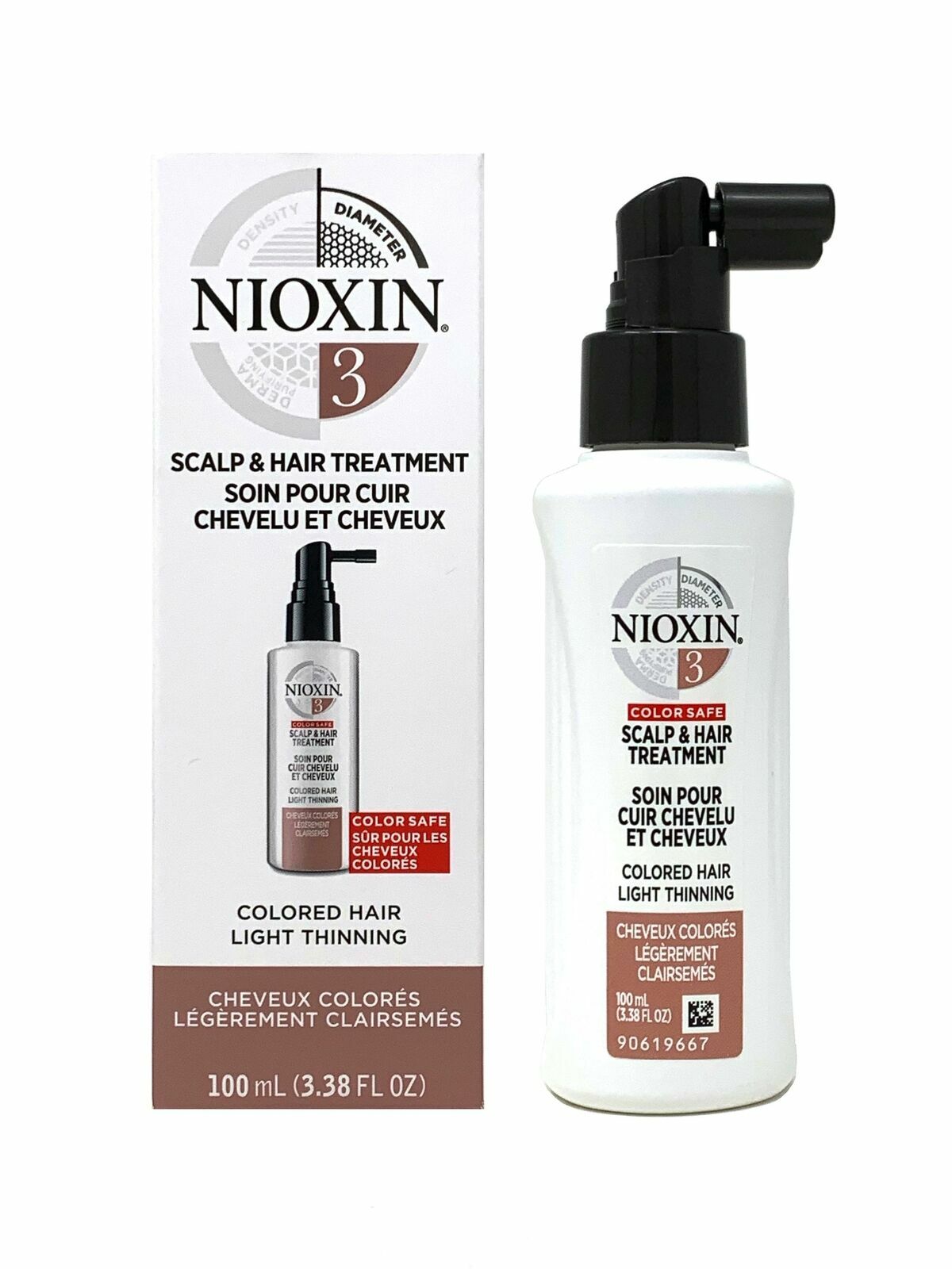 Средство для ухода за кожей головы Nioxin System 3 3,38 унции (без коробки)