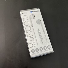 Sentry BT879 Bluetooth Wireless Stereo Buds with In line mic White New