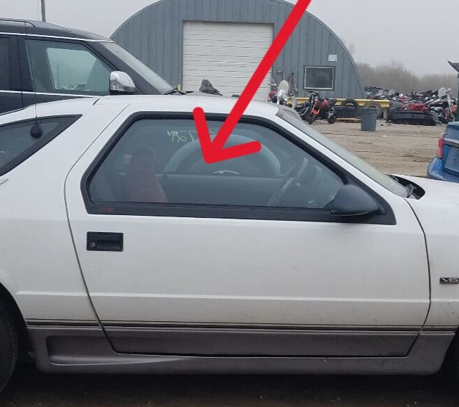Dodge Daytona, Plymouth Laser : 1984, 1985-1993, Right Front Door Glass, Tinted - Image 2 of 4