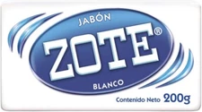 Jabon ZOTE Blanco, ZOTE White, All Natural Whitening Laundry Bar Soap (5 Pack)