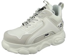 Sneaker basse donna Buffalo CLD CHAI plateau 1630425 bianche numero 40