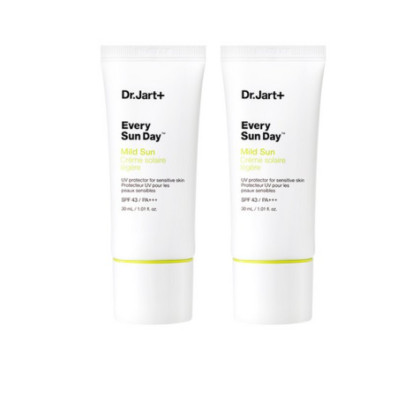 Dr.Jart+ Every Sun Day Mild Sun Cream SPF43 PA+++ | 30ml x 2 | Sanfter UV-Schutz