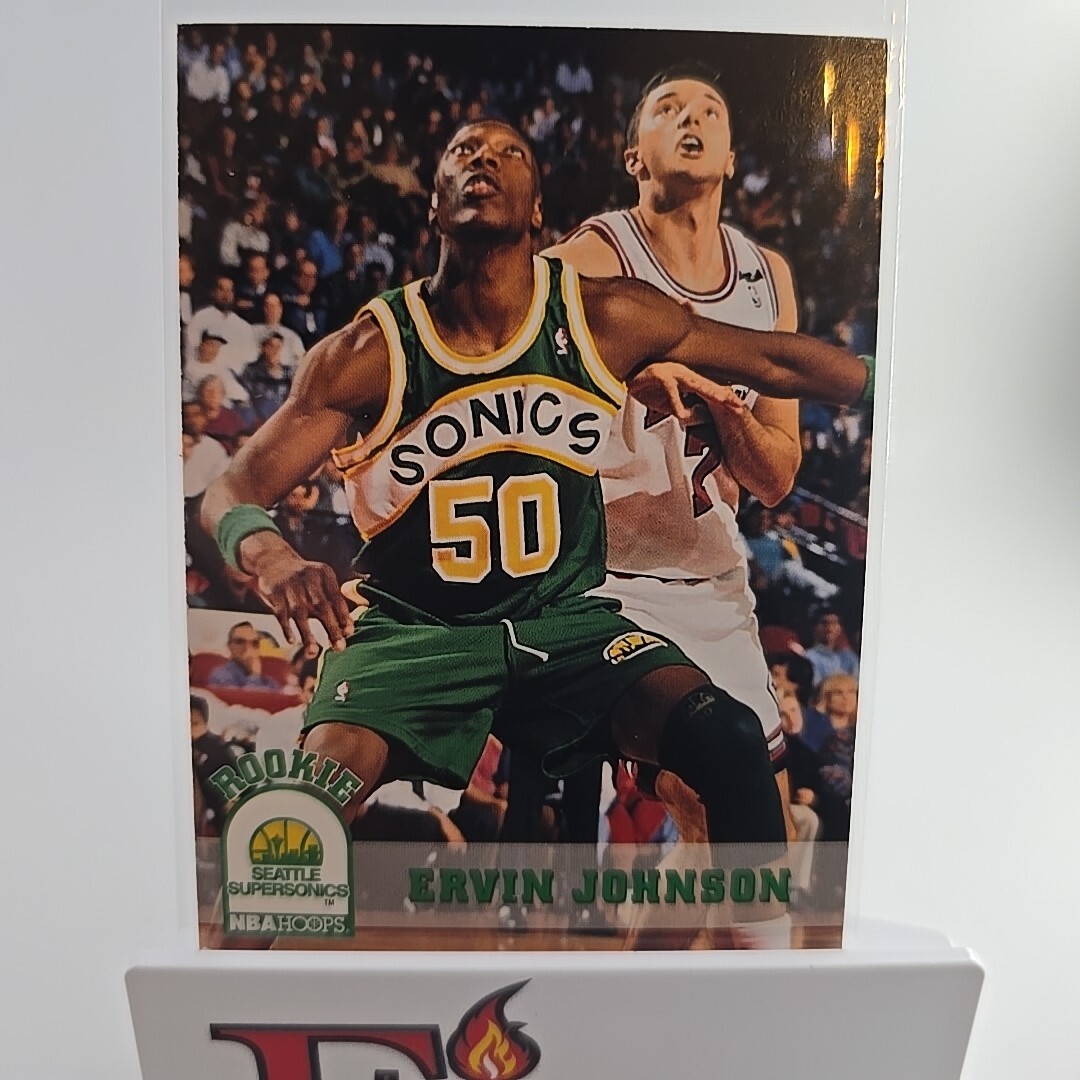 1993-94 NBA Hoops - #409 Ervin Johnson (RC) Seattle Supersonics | eBay