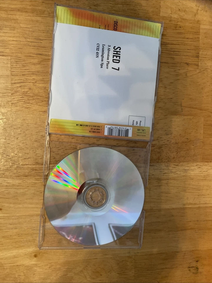 Shed 7 Disco Down EU Import 3 Track CD 1999 Polydor Records Issue Foto 3 de 4