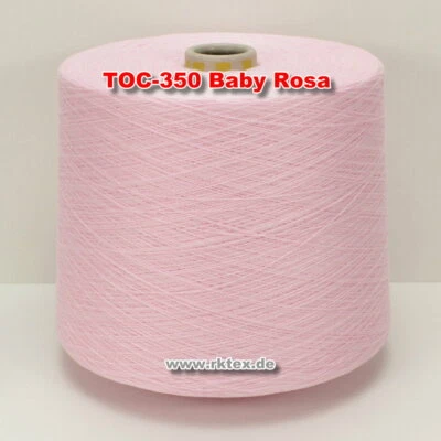 350 Baby Rosa TVU Ocean Nm 30/2 Baumwolle Acryl Strickgarn Häkelgarn Garn Kone