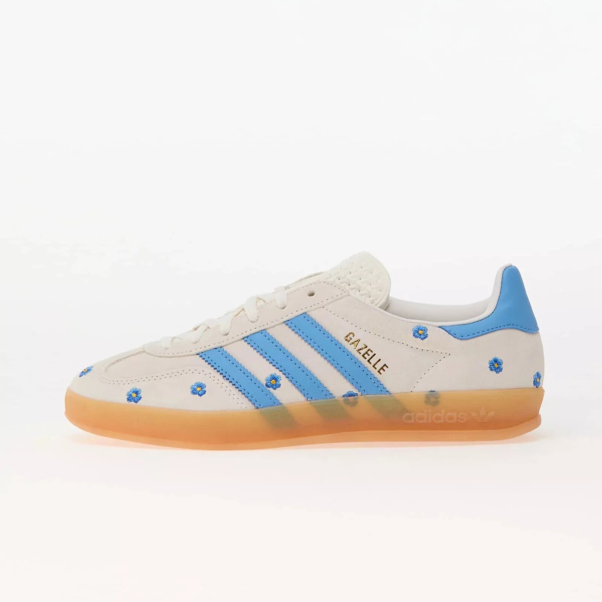 adidas WMNS Gazelle Indoor Embroidered Floral Blue IF4491 Women's