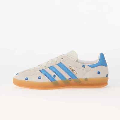 靴 adidas Gazelle indoor IF4491 adidas WMNS Gazelle Indoor Embroidered Floral Blue IF4491 Women's