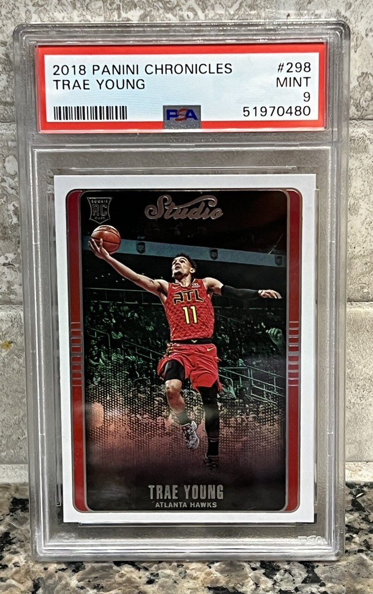 2018 Panini Chronicles Trae Young Rookie PSA MINT 9 | eBay