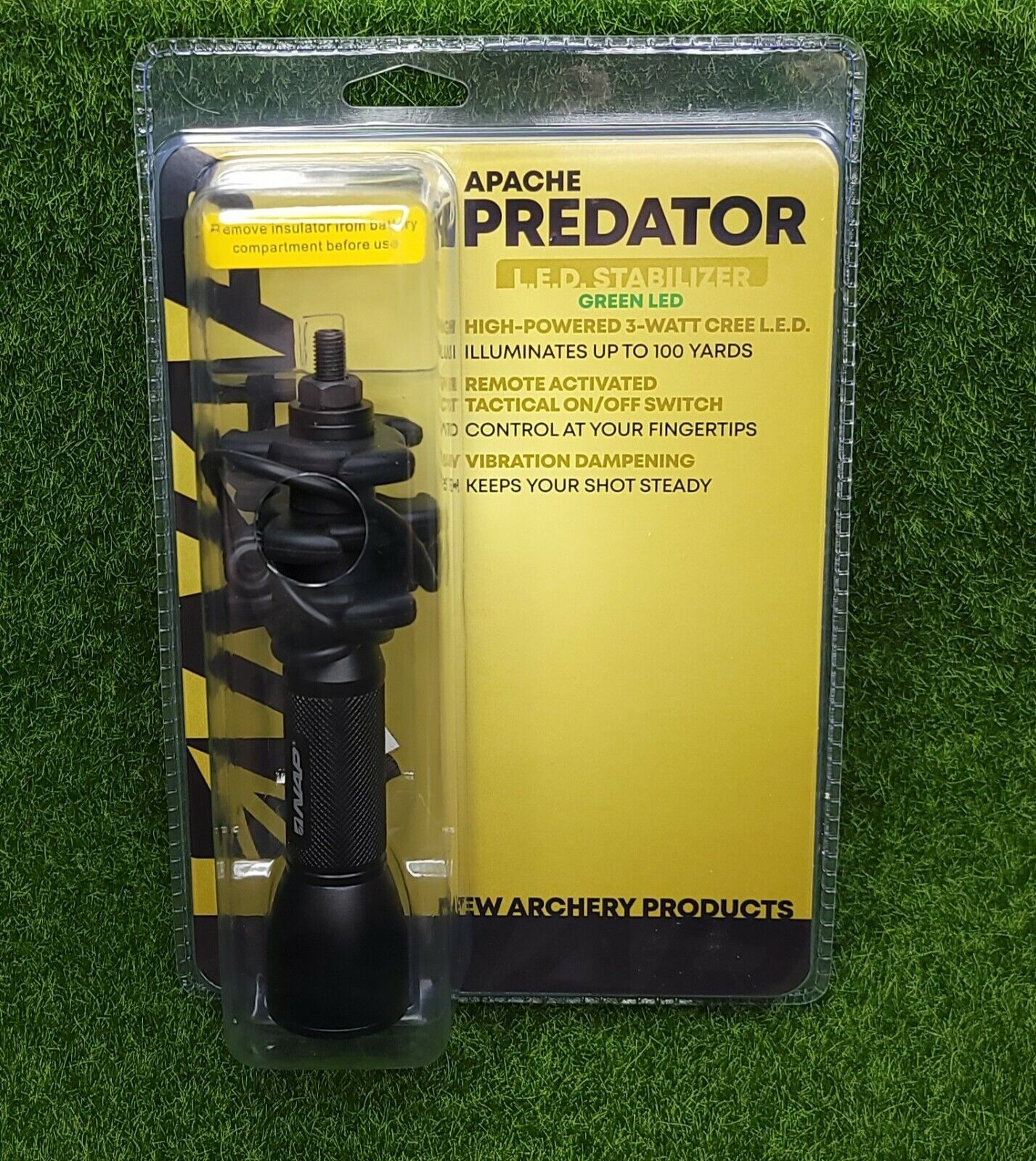 NAP Apache Predator Bowfish LED Stabilizer Sportsman Supply Inc 60-794 