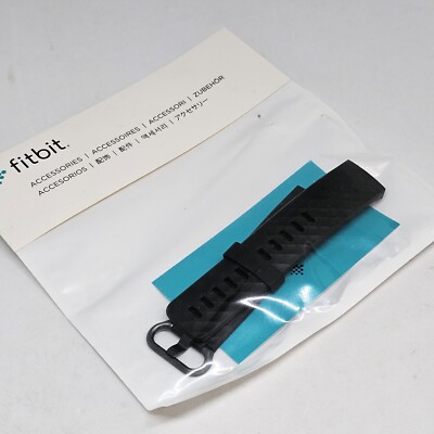 Fitbit Accessories Classic Large Black Band for Charge 4 and Charge 3 FB168ABBKS