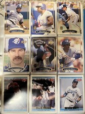 1992 McDonald's Donruss Complete Baseball Set (26) Plus Toronto Blue Jays (6)