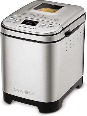 BREAD MAKER MACHINE Compact Automatic, Customizable Settings Up to 2 Lb Loaves