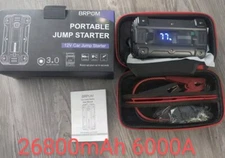 Car Jump Starter 6000A Peak 26800mAh 12V Auto Booster Battery Charger Jump Box