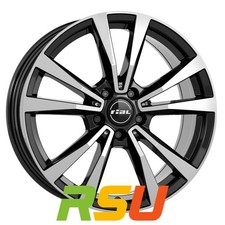Rial M12X diamant-schwarz frontpoliert 9x20" ET20 LK5 112 ML 66.5 Alufelgen 2...