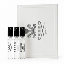 CREED MEN FRAGRANCE DISCOVERY SET 3 SCENT SAMPLE SPRAY 2ML .06OZ EDP  Genuine