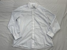 BROOKS BROTHERS Milano Fit Shirt Non-Iron US Supima Cotton White Plaid 16.5 34