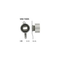 Spannrolle, Zahnriemen SKF VKM 73005 FüR Honda Rover
