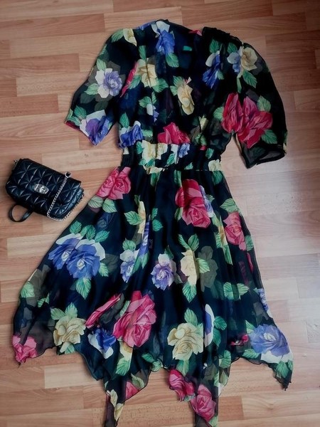 Women Miss Candy Dress Black Polyester 40 / L / 48