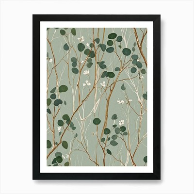 Eukalyptus Tanz Kunstdruck gerahmt Wandbild Poster Leinwanddruck Bild