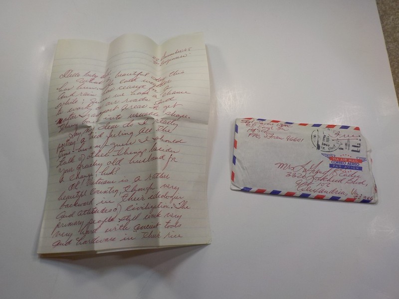 Vietnam War Letter 1965 Marine Dived On Grenade Lost Life 19 Years Old USMC VTG