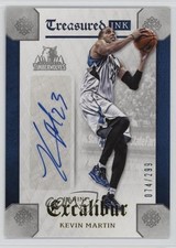 2015-16 Panini Excalibur Treasured Ink 74/299 Kevin Martin #TI-KMT Auto 06bg