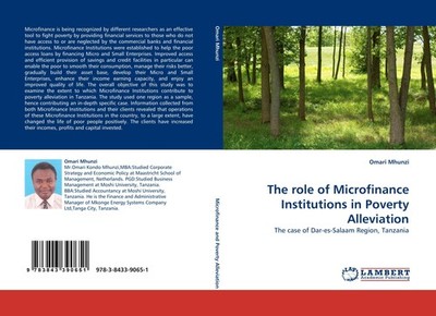 The role of Microfinance Institutions in Poverty Alleviation Omari Mhunzi
