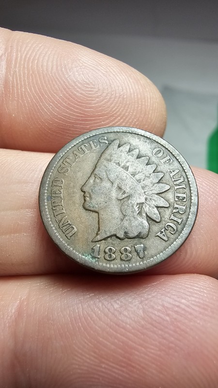 1887 Indian Head One Cent 1c Coin
