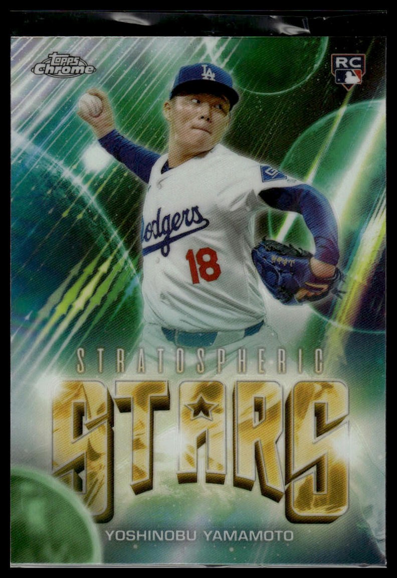 2024 Topps Update #SS-1 Yoshinobu Yamamoto Stratospheric Stars