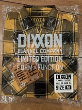 Dixxon Flannel 2024 Hall Of Fame VIP #8/169 Signed Size Men’s Medium New In Bag