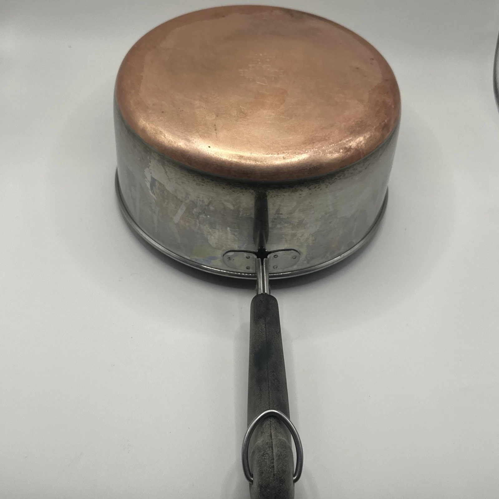 1801 Revere Ware 1 1/2 Quart Qt Saucepan No Lid Copper Bottom