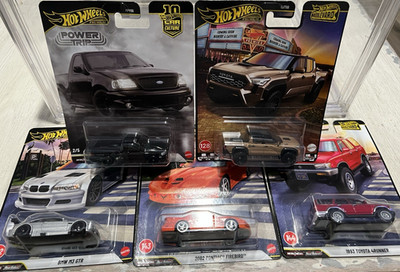 Hot Wheels PremiumCar Culture Boulevard 1/64 Diecast 5 pcLot BMW M3 GTR4Runner