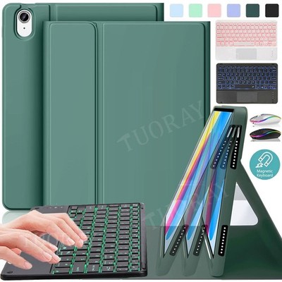 Hülle Für iPad 11/10/9/8/7th Air 4/5/6 Pro 11 mit Touchpad Beleuchtete Tastatur