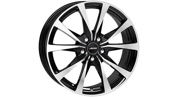 1X Autec TYP BX - Brixen Schwarz Poliert 7.0Jx18 5X114.3 ET34-image