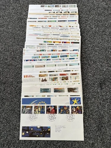 Job Lot of 48 UK GB First Day Covers & Covers FDC's 1991 - 2000 Lot #N58
