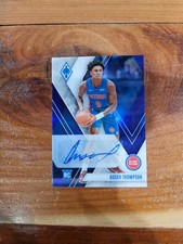 2023-24 Panini Phoenix Ausar Thompson Blue RC Auto # /25 !! 🔥🔥 Detroit Pistons