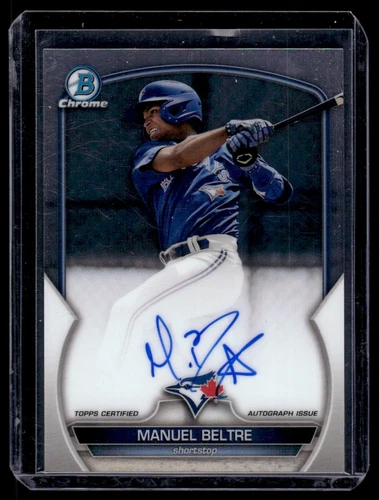 2023 Bowman Chrome Prospect Autographs Manuel Beltre Auto Toronto Blue Jays