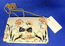 Ted Baker Floral Decadence Bow Evening Bag Crossbody "Arabeli" 8.5" x 5.5"